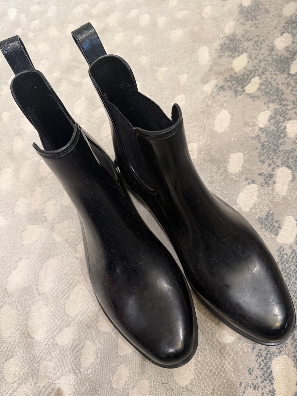 Ralph Lauren Black Chukka Rain Boots black size 10